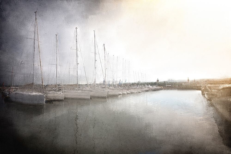 Picture of SAILBOATS IN THE HARBOR