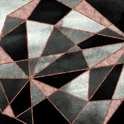 Picture of BLUSH GEO ABSTRACT 2