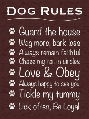 Picture of DOG RULES