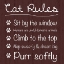 Picture of CAT RULES