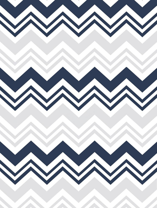 Picture of BLUE GREY CHEVRON