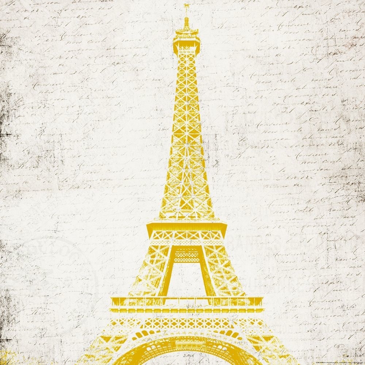 Picture of PARIS EIFFEL YELLOW