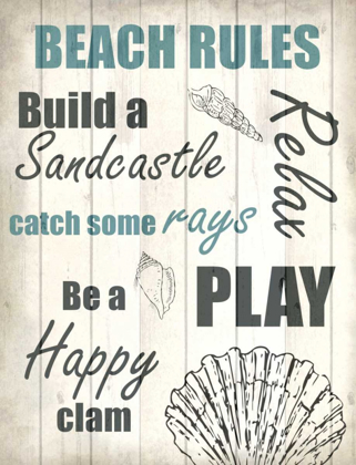 Picture of BEACH RULES 1