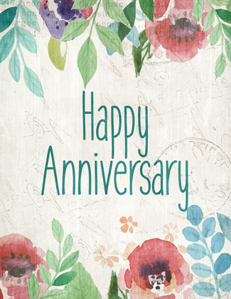 Picture of VINTAGE FLORAL HAPPY ANNIVERSARY