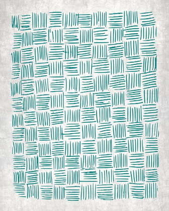 Picture of TEAL CROSSHATCHED 1 