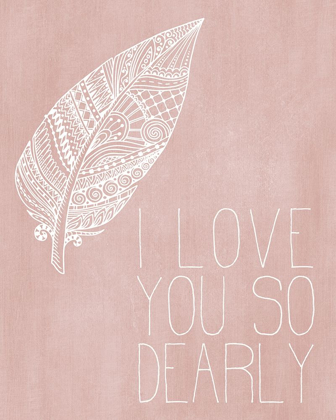 Picture of I LOVE YOU DEARLY PINK