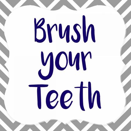 Picture of BRUSH YOUR TEETH