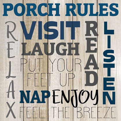 Picture of PORCH RULES