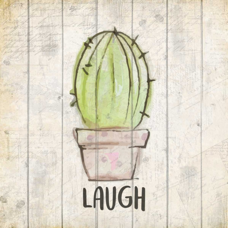 Picture of WATERCOLOR CACTUS LAUGH