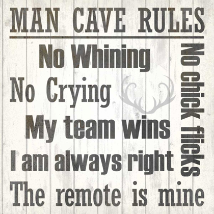 Picture of MAN CAVE RULES