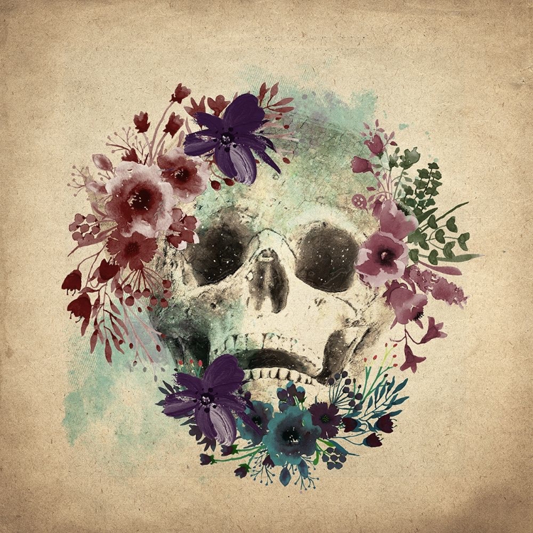 Picture of FLORAL SKULL 1 V2