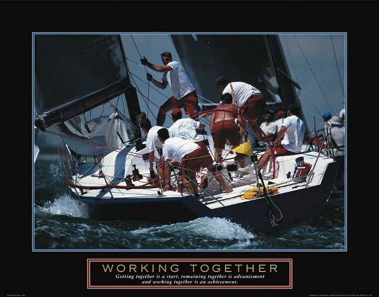 Picture of WORKING TOGETHER - SAILING