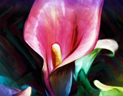 Picture of BRIGHT CALLA LILIES