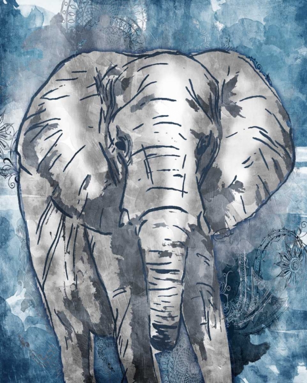 Picture of GREY BLUE ELEPHANT