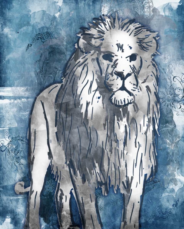 Picture of GREY BLUE LION