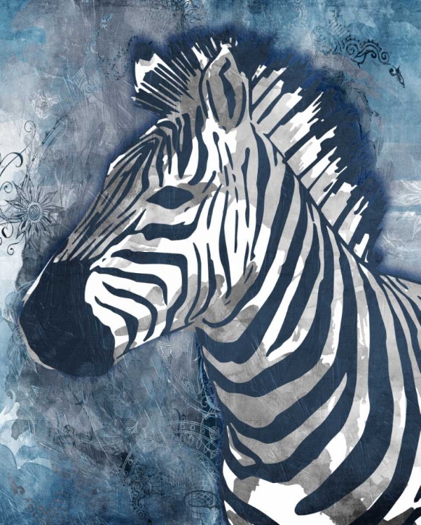 Picture of GREY BLUE ZEBRA