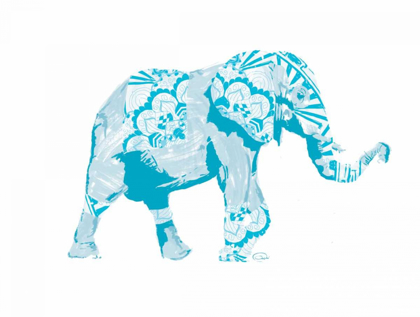 Picture of BLUE MANDALA ELEPHANT