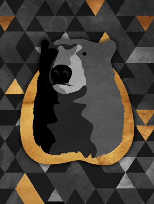 Picture of DARK GOLD TRIANGULAR BEAR