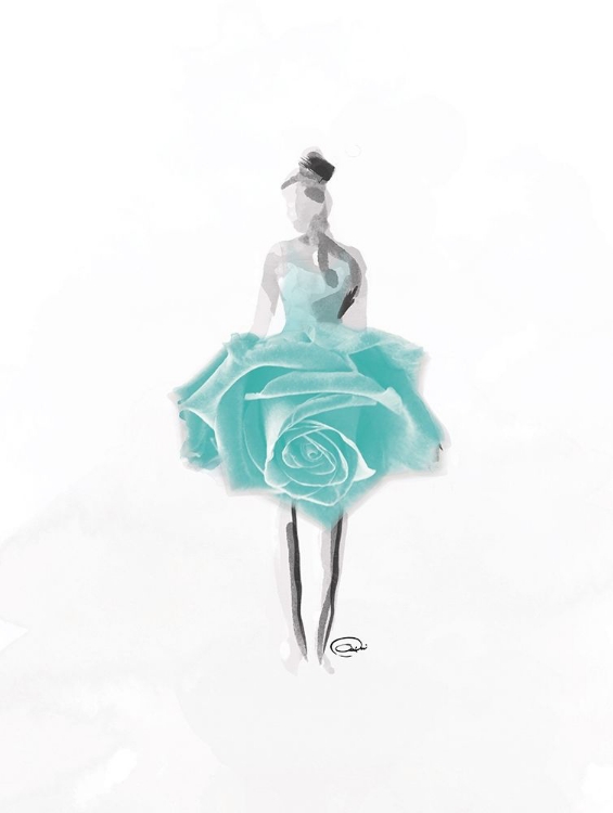 Picture of TEAL ROSE BALLERINA