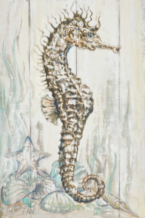 Picture of ANTIQUE SEA HORSE I