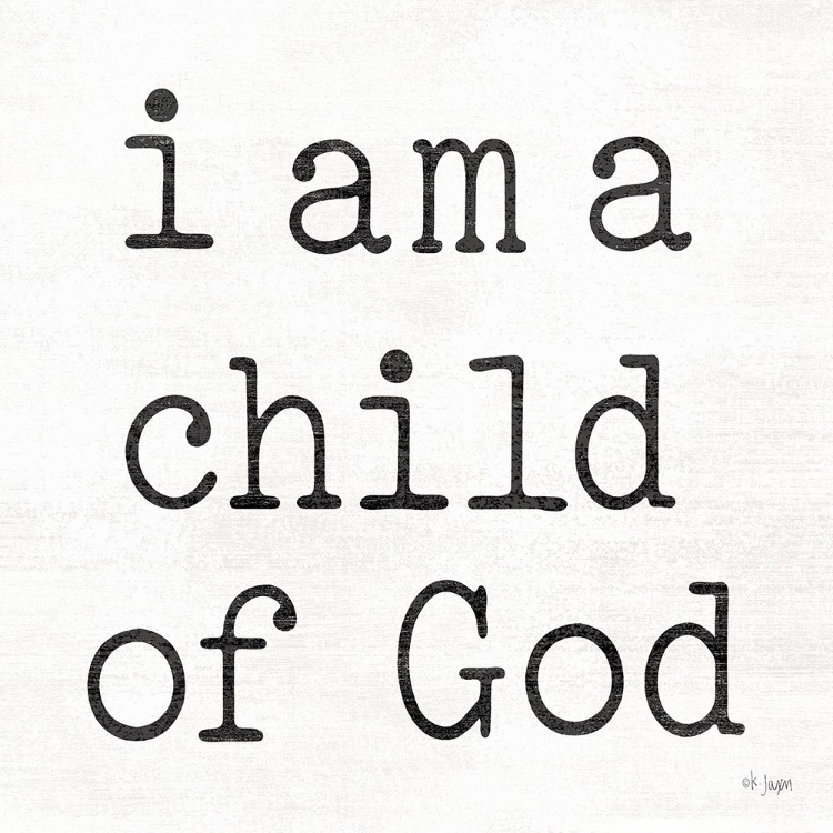 Picture of I AM A CHILD OF GOD