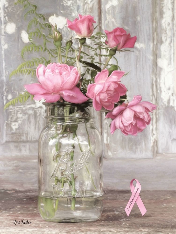 Picture of PINK ROSES FOR BREAST CANCER AWARENESS