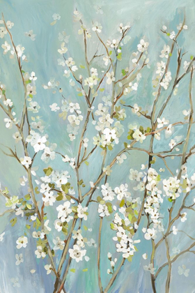 Picture of TEAL ALMOND BLOSSOMS