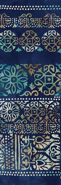 Picture of INDIGO DAMASK I 