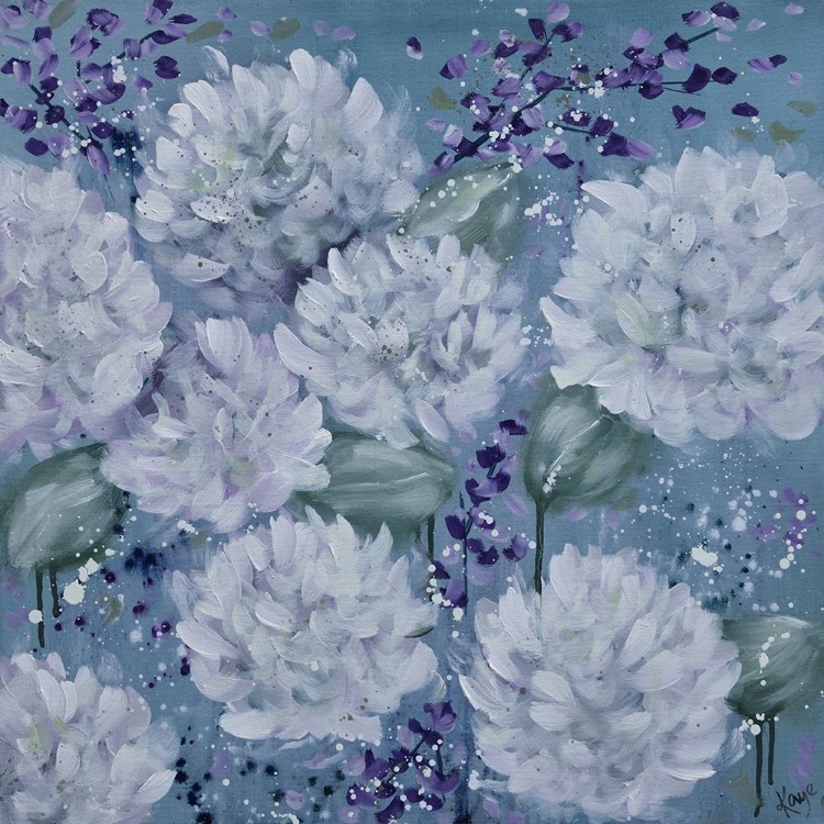 Picture of BLUE FLOWERS I