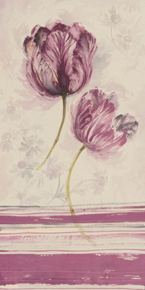 Picture of FLORAL WITH STRIPES III