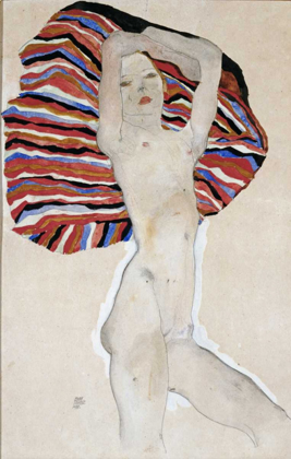 Picture of NUDE WITH COLORED FABRIC, 1911