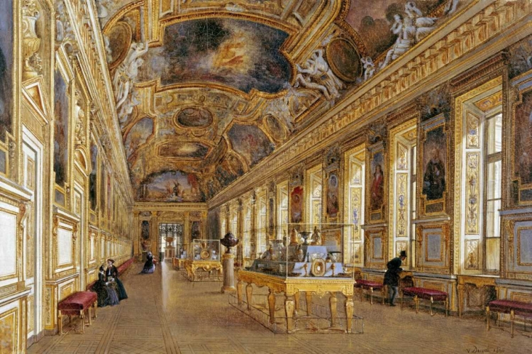 Picture of THE INTERIOR OF THE LOUVRE