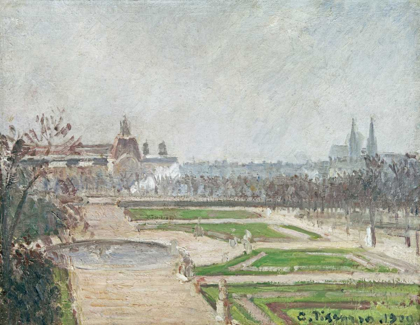 Picture of THE TUILERIES GARDENS AND THE LOUVRE