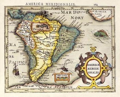 Picture of MAP OF SOUTH AMERICA