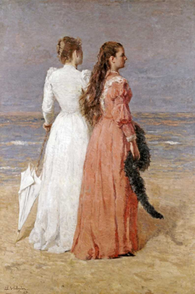 Picture of ELEGANT WOMEN ON A BEACH