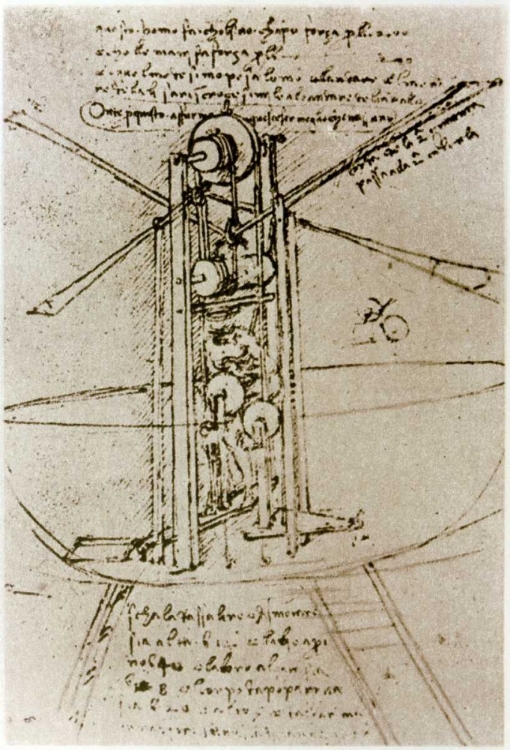 Picture of DRAWING OF A FLYING MACHINE