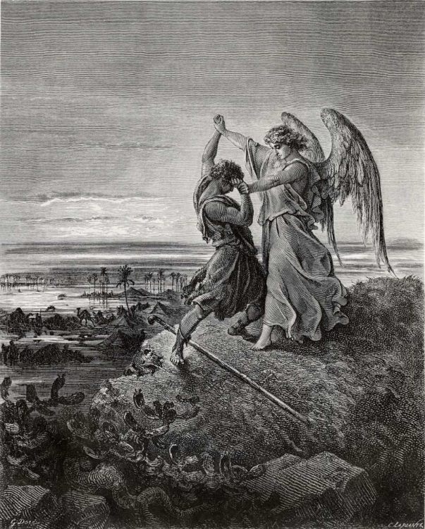 Picture of JACOB WRESTLING WITH THE ANGEL