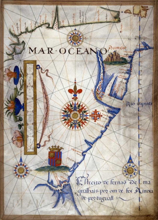 Picture of MAR OCEANO - PORTOLAN ATLAS ILLUMINATION