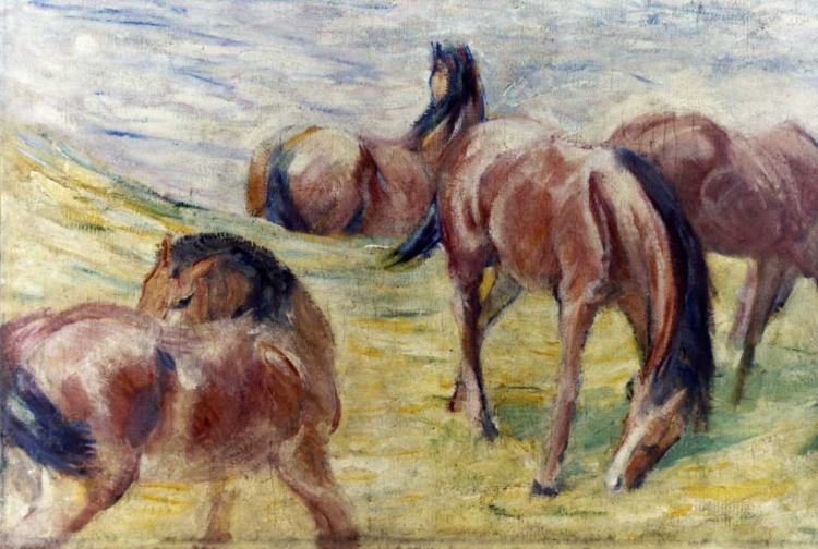 Picture of HORSES OUT TO PASTURE