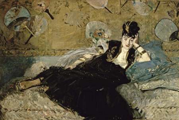 Picture of LA DAME AUX EVENTAILS; NINA DE CALLIAS, 1873-74