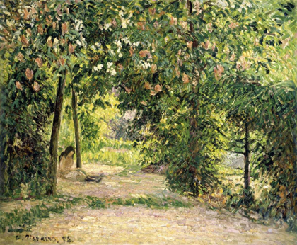 Picture of THE GARDEN IN SPRINGTIME AT ERAGNY