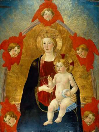 Picture of MADONNA AND CHILD WITH CHERUBIM