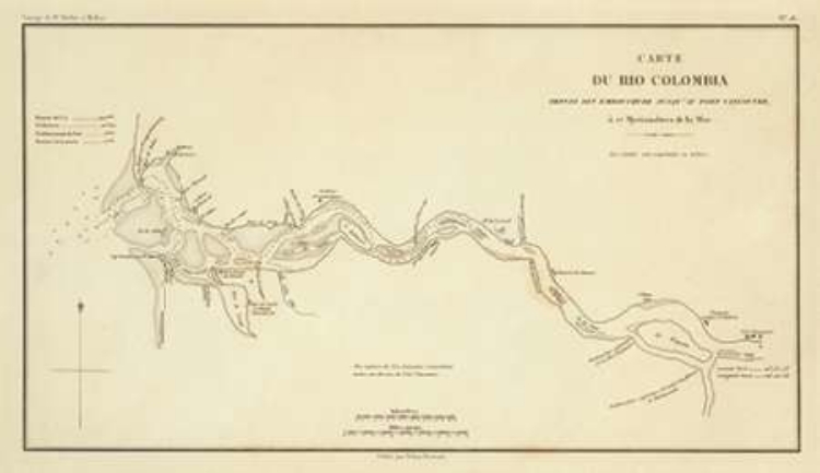 Picture of COLUMBIA RIVER, OREGON, WASHINGTON, 1844