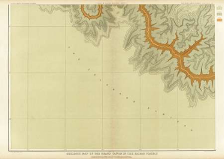 Picture of GRAND CANYON - GEOLOGIC MAP OF THE SOUTHERN PART OF THE KAIBAB PLATEAU (PART III. SOUTH-WESTERN SHEE