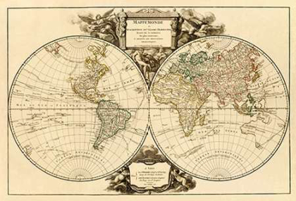 Picture of MAPPEMONDE, 1752