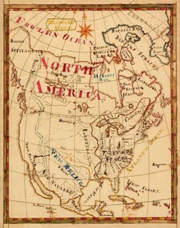 Picture of NORTH AMERICA, 1816