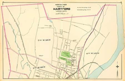 Picture of CONNECTICUT: HARTFORD, NORTH, 1893