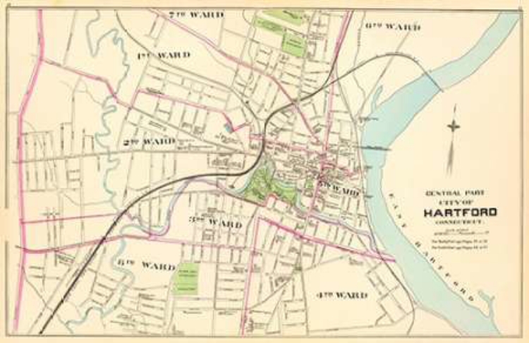 Picture of CONNECTICUT: HARTFORD, CENTRAL, 1893