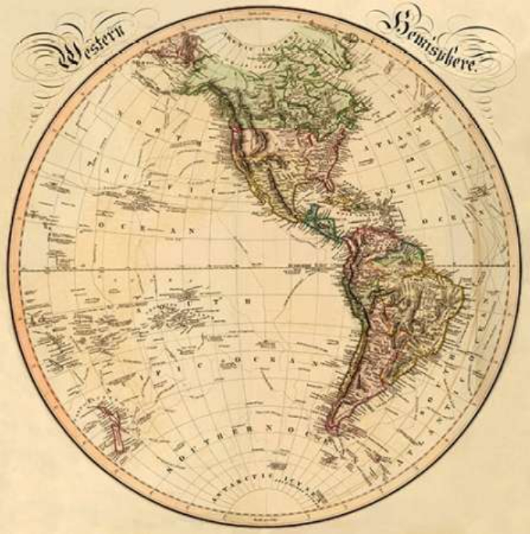 Picture of WESTERN HEMISPHERE, 1831