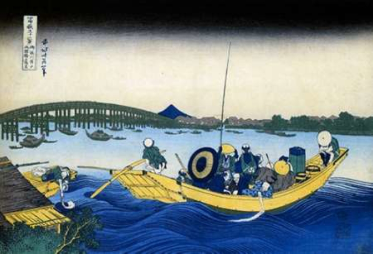 Picture of A FERRY BOAT AT ONMAYAGASHI 1833